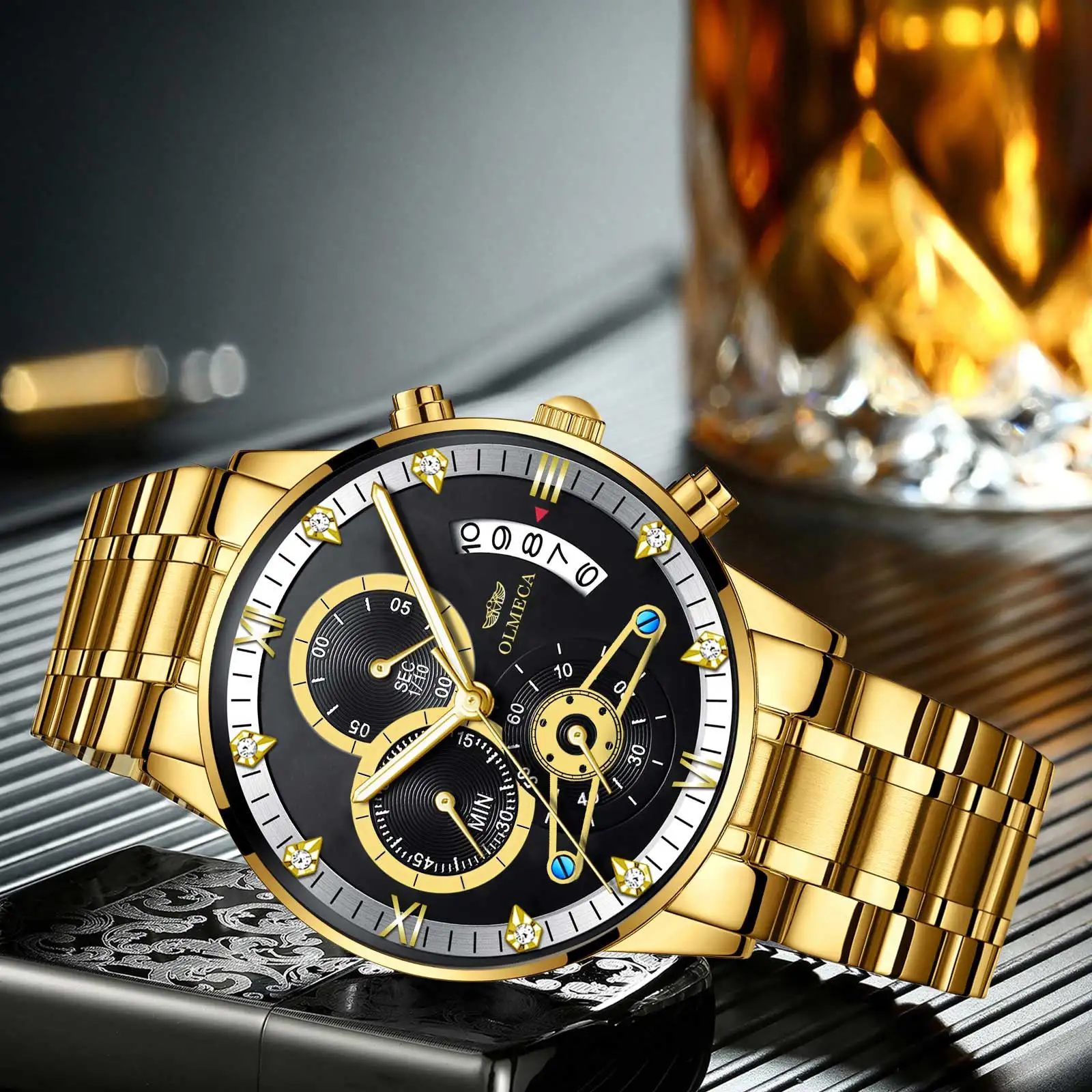 Olmeca deals gold watch