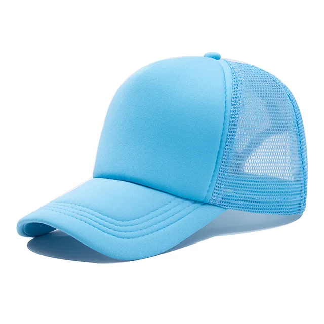 Sponge net hat Advertising hat custom logo Children's baseball cap Outdoor group travel visor cap