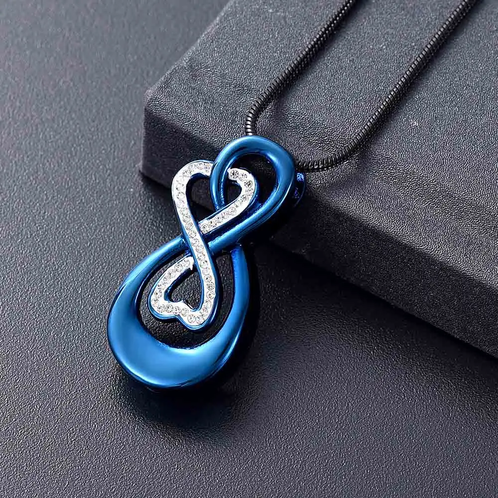 Cremation Jewelry Stainless Steel Urn Irregular Shape Urn Necklace Mini ashes memorial for deceased relatives/pets