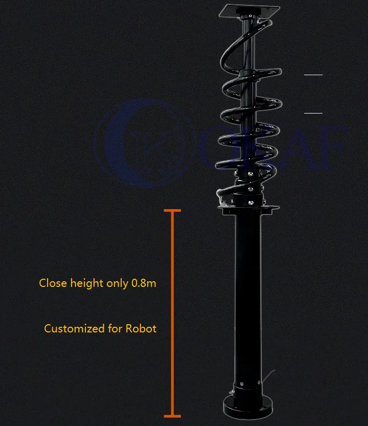 Mât Télescopique Nimo Pour Antenne – 1,55m à 4,5m Avec Kit De Vent, Neuf
