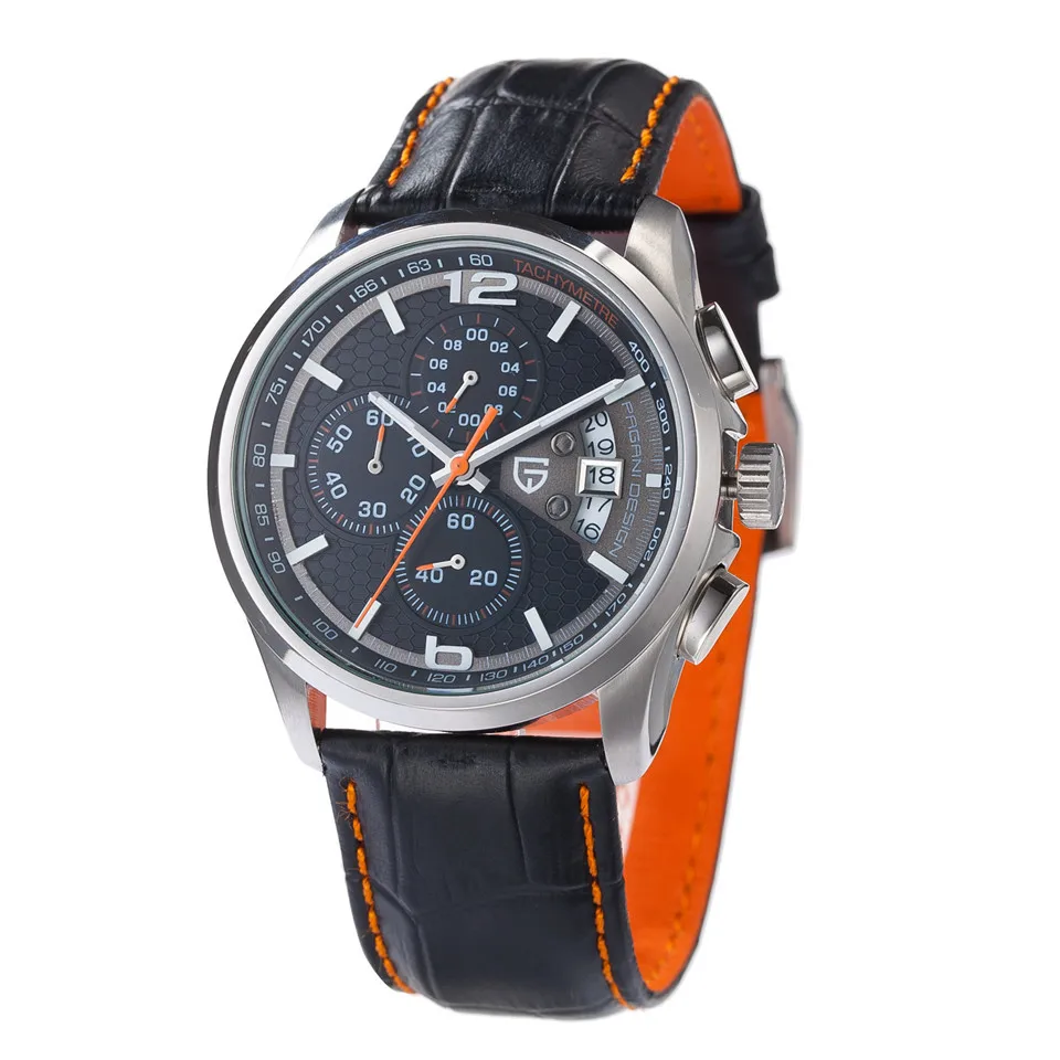 PAGANI DESIGN 3306 Brand Multi Function Quartz Men Chronograph Sport Watch Dive 30m Casual Fashion Custom Logo Watches
