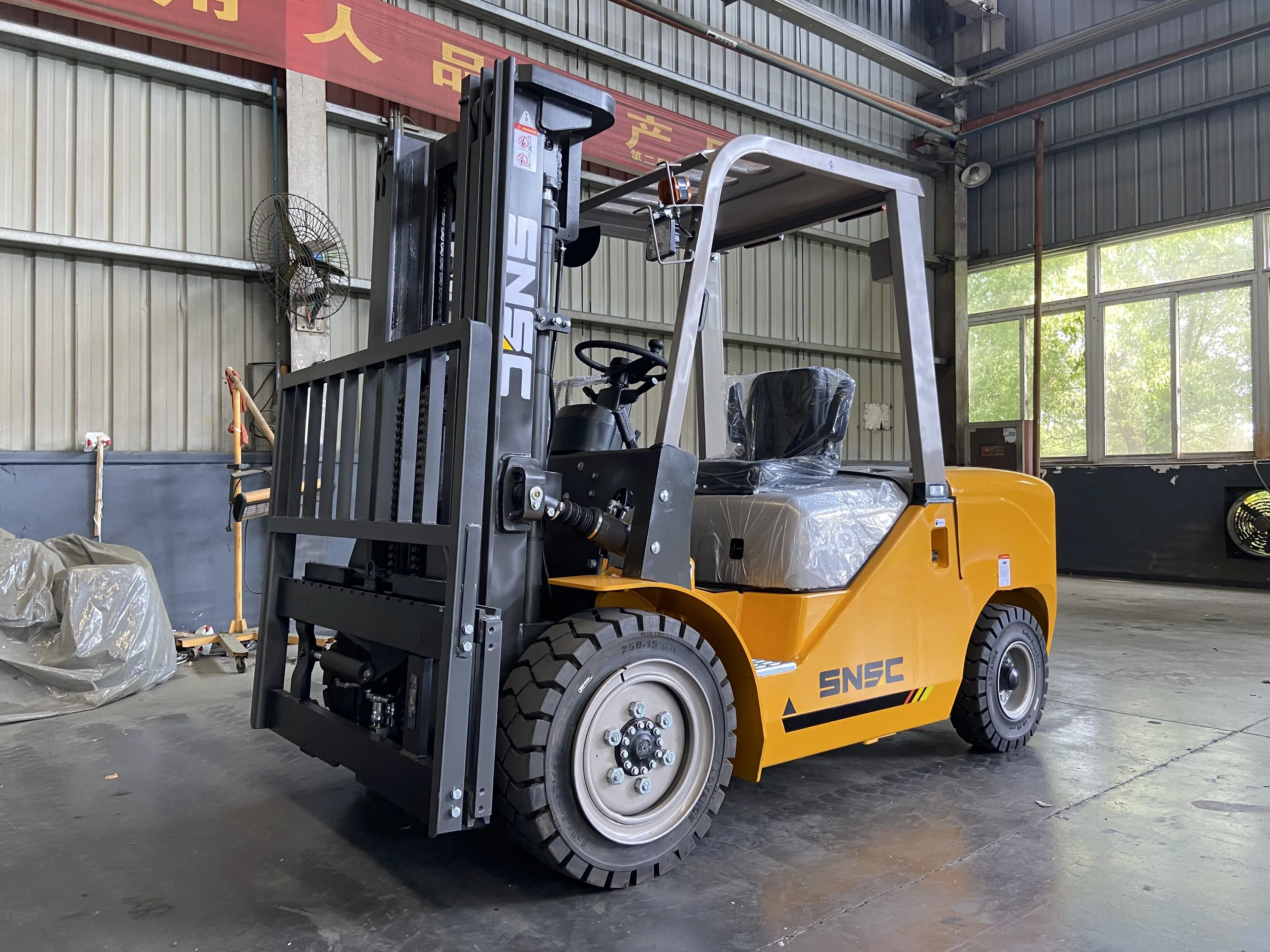 FD35 3.5 Ton 3.5T Diesel Engine Forklift Truck With License High Quality Durable