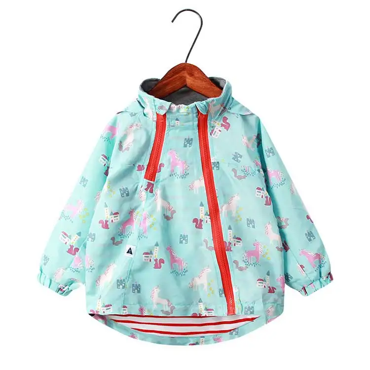 Оптовая продажа, зимние детские ветрозащитные куртки с длинным рукавом для девочек