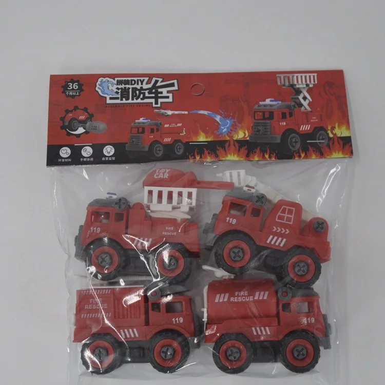 Custom Factory Direct Cheap Price Funny Educational Build Block Bricks DIY Toys Assemble Construction Truck Car for Kid