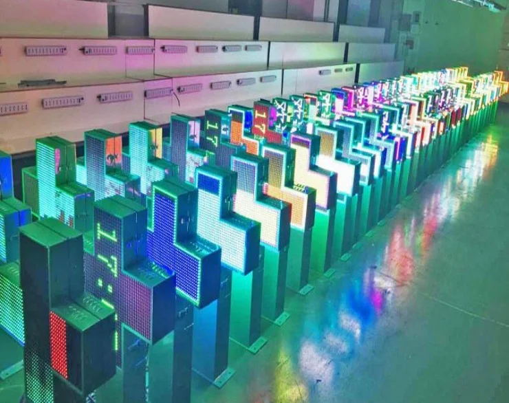 Wireless Control Flash Animated Gif Light Board Outdoor Green Display Led Pharmacy Cross Sign