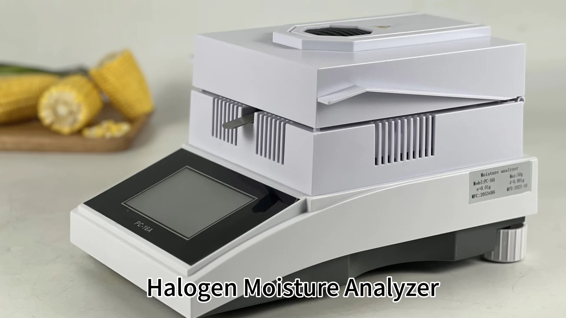 50g/110g 0.01g 0.001g Touch Screen Lab Halogen Grain Digital Moisture