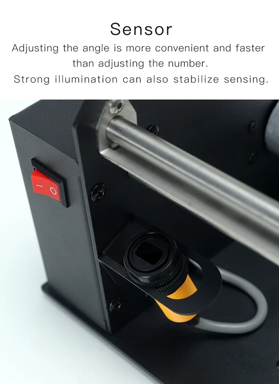 FYJ D58 Stripping Machine Automatic Label Dispenser Sticker Labeling Stripper Peel Off Machine for Transparent and Opaque