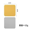 Yellow-gray coasters