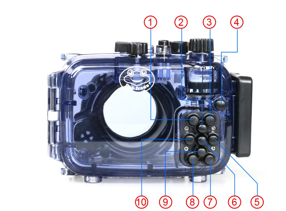 Seafrogs Newest 40m Underwater Diving Case Waterproof Camera Housing