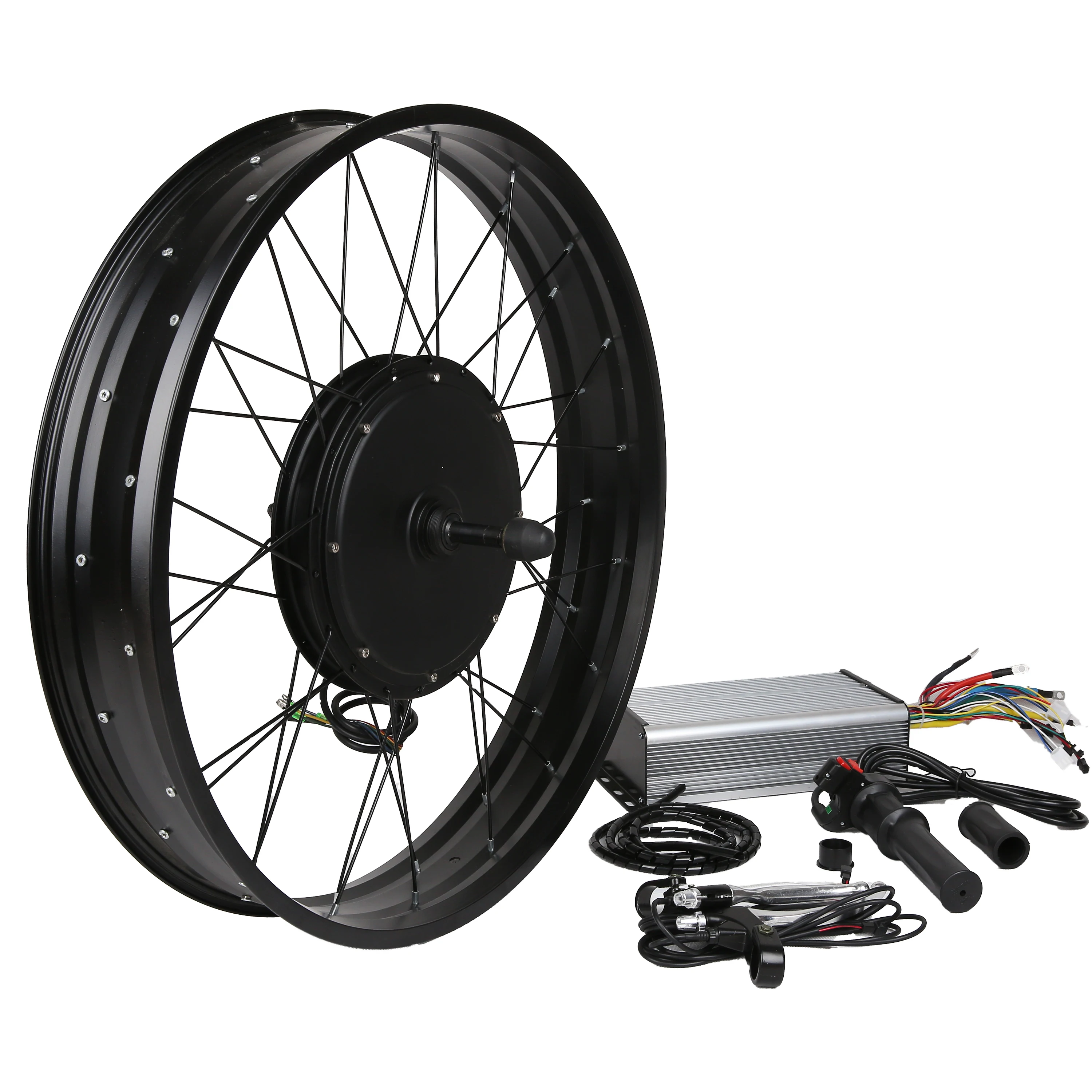voilamart 26 rear wheel electric bicycle conversion kit 26" 1000W 48V Bike Fat Tire Conv Purpose Built for 190mm / 170mm fatbike rear wheels Voilamart 26"" LCD Display eBike