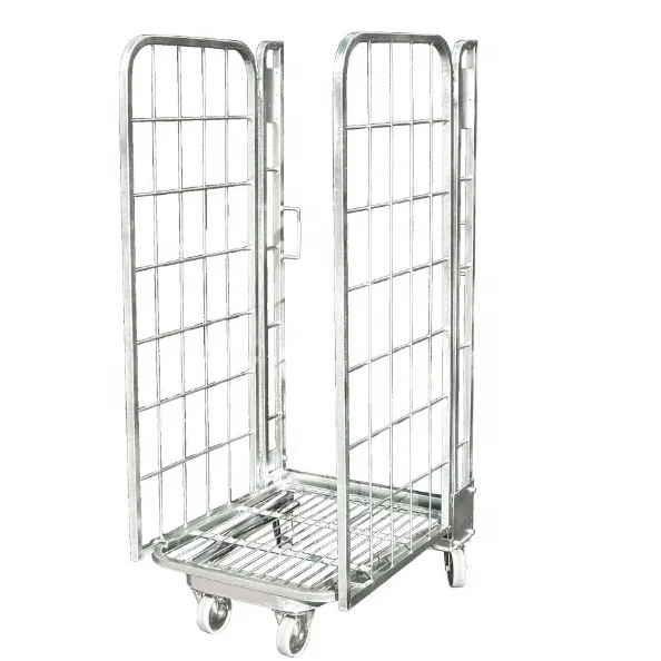 Storage Rack Trolley Roll Container Storage Cage Logistics Carts