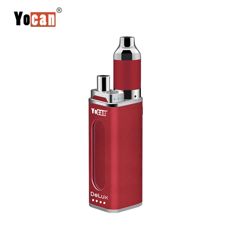 
Оптовая продажа 2 в 1 вейп мод испарители Yocan Delux 450/1500 мАч 510 нить восковые ручки 
