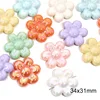 13 styles fleur à six pétales 34*31mm 5 pièces/paquet