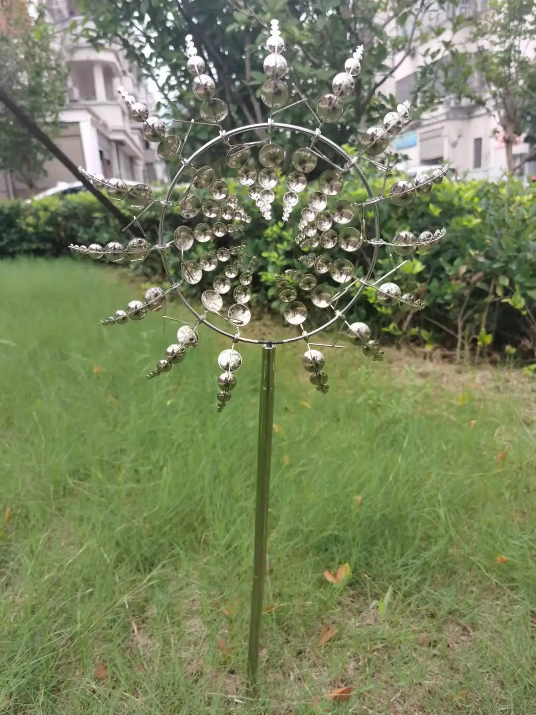 2 Pezzi Di Girandole In Alluminio Per Sublimazione Fai Da Te 25 Cm – Decorazione 3D Per Giardino, Personalizzabile Su Entrambi I Lati - 5