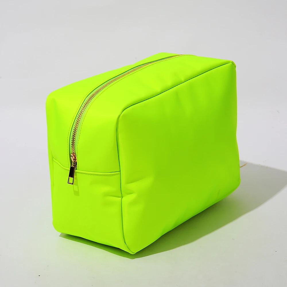 Neon Green Makeup Bag