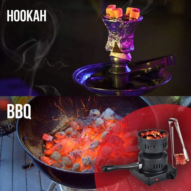 Keyo 230v 650w Portable Black Bbq Shisha Hookah Fire Starter Electric