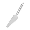 Espátula para pizza de acero inoxidable blanco