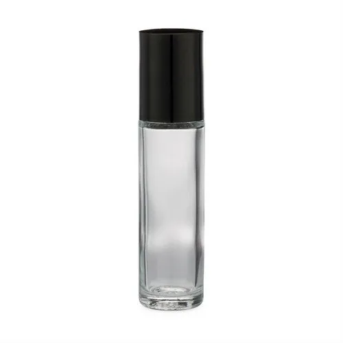 5ml 10ml Cosmetic Packaging Rose Gold Roll On Bottle Essential Oil Pink Glass Roller Perfume Bottle wholesale glass jar glass bottle