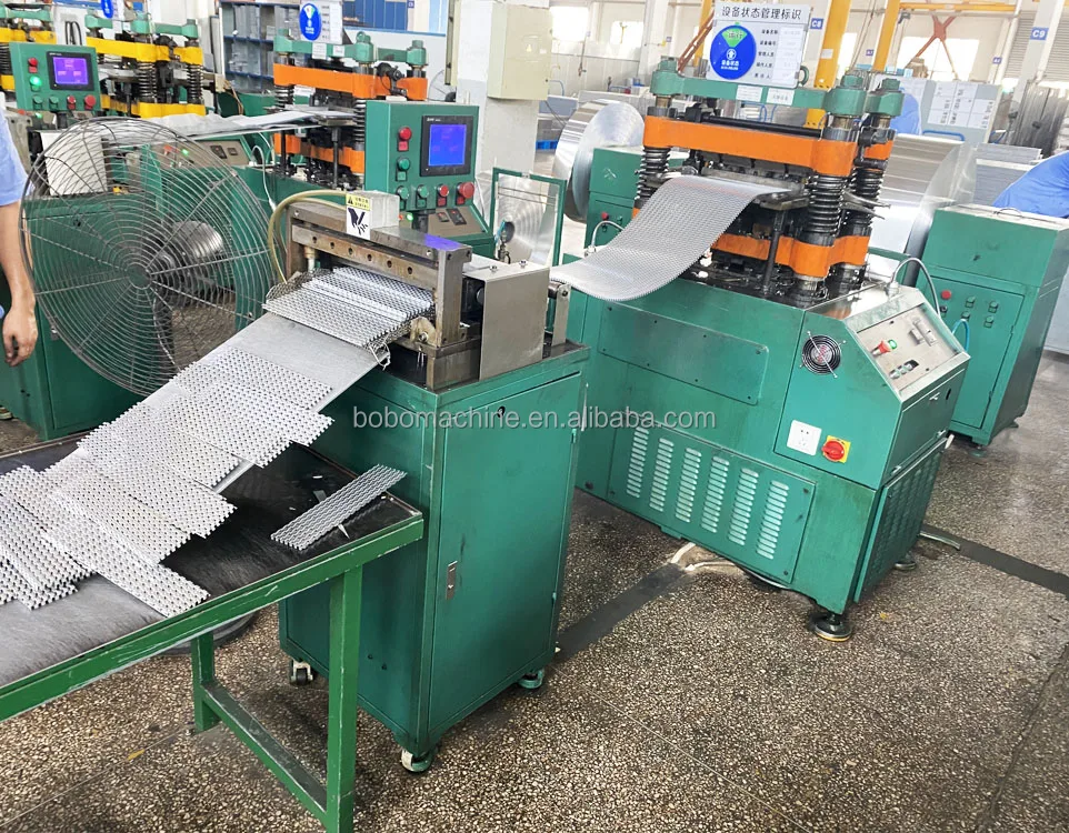 BOBO Machine high speed fin sheet metal stamping machine for shown in a detail photo for this news article