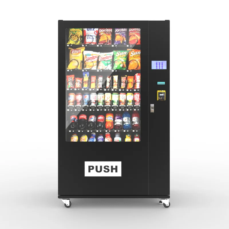 Export Europe Popular Multi Function Vending Machine for Drinks and Snacks Soda Vending Machine