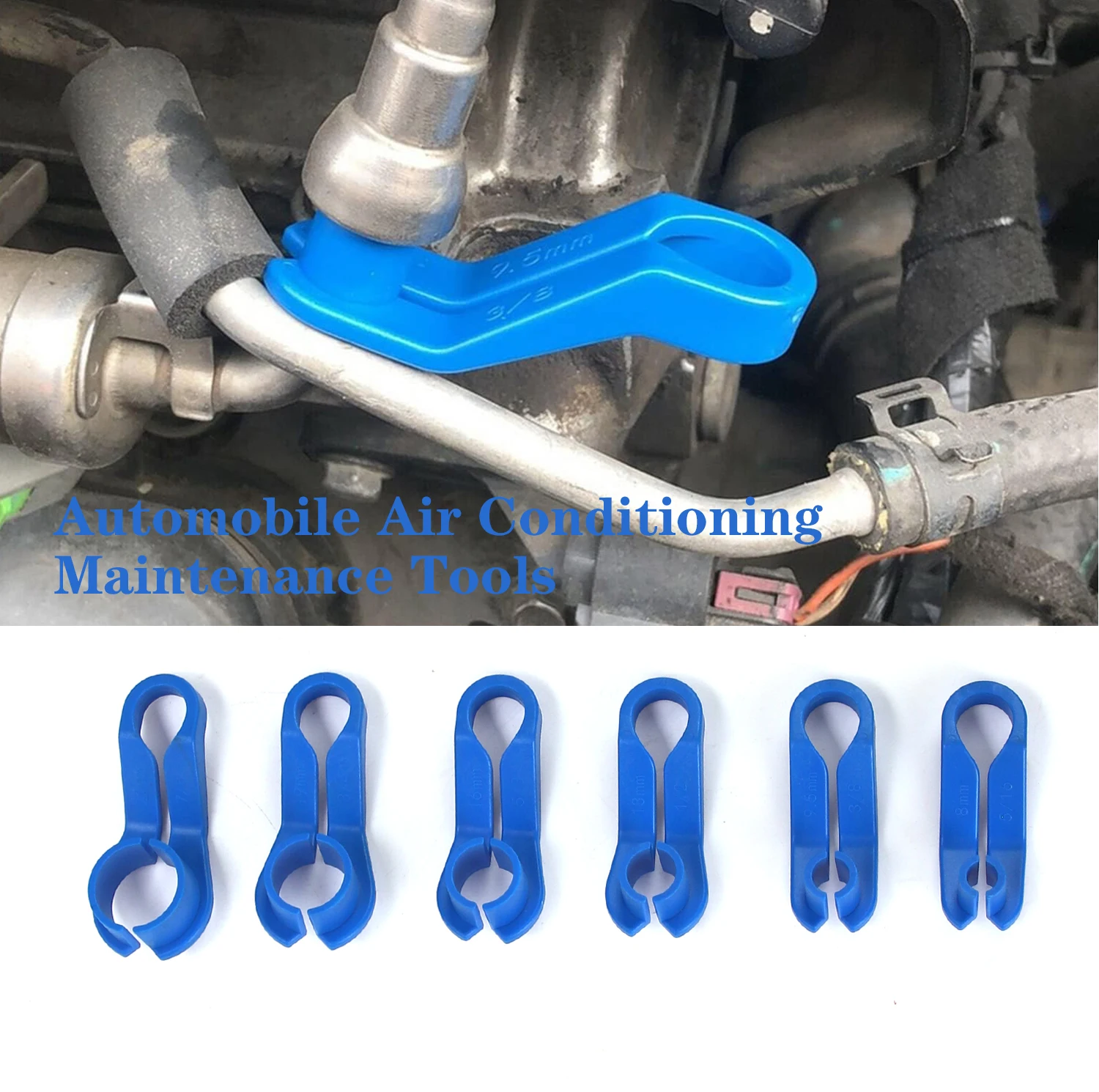 Ac Line Disconnect Tool Set 6pc Auto Air Conditioning Refrigerant