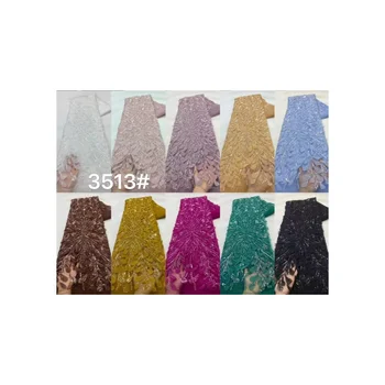 Fashion Women Lace Womens White and Gold Lace Fabric Fabric White