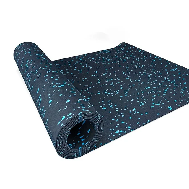 high quality shock absorption Gym  gym rubber flooring rolls Anti slip Waterproofing rubber floor mat