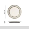 White 8'' plate