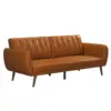 Brittany Camel Faux Leather