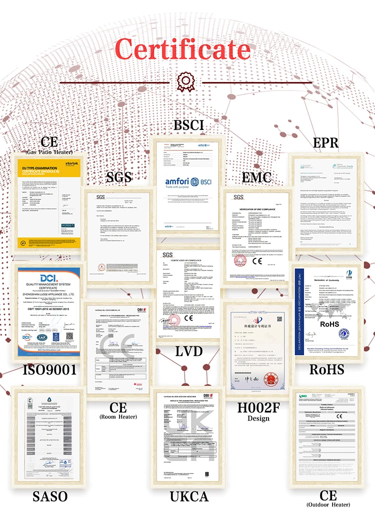 Лучшая цена Современный наружный газовый обогреватель Восточный дуб Круглый Инфракрасный пропан запасные части декоративные газовые нагреватели для