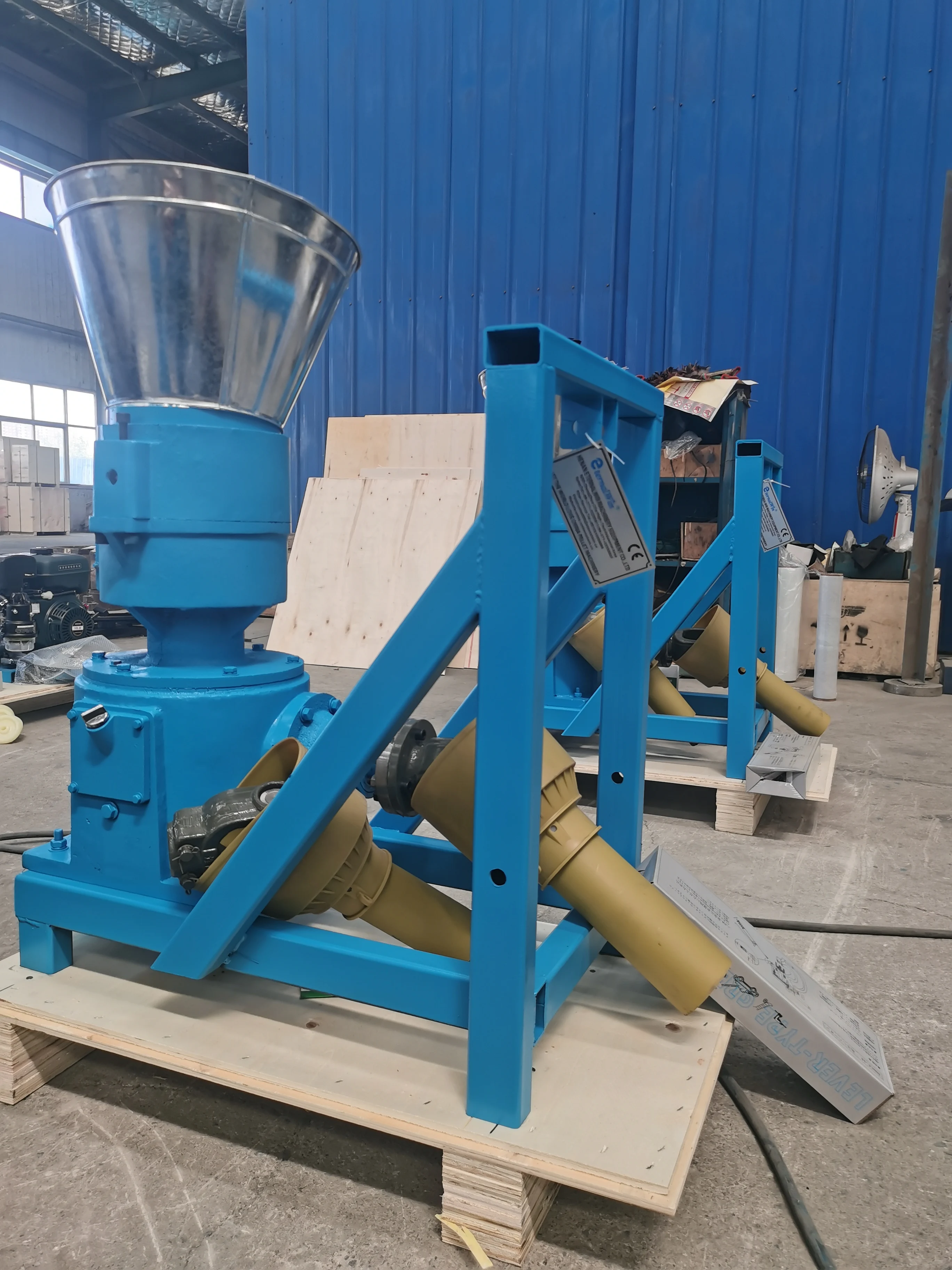 PTO Biofuel Making Machine Grass Wood Granules Boiler Pellet Biomass Machines Pallet Pellet Press Machine