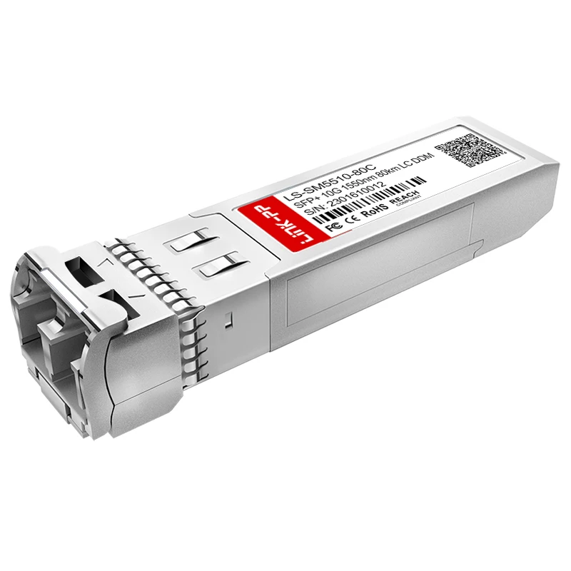 10GBASE-ZR SMF волоконно-оптический приемопередатчик Дуплексный LC Одиночный режим 1550 нм 10 г SFP + модуль 80 км