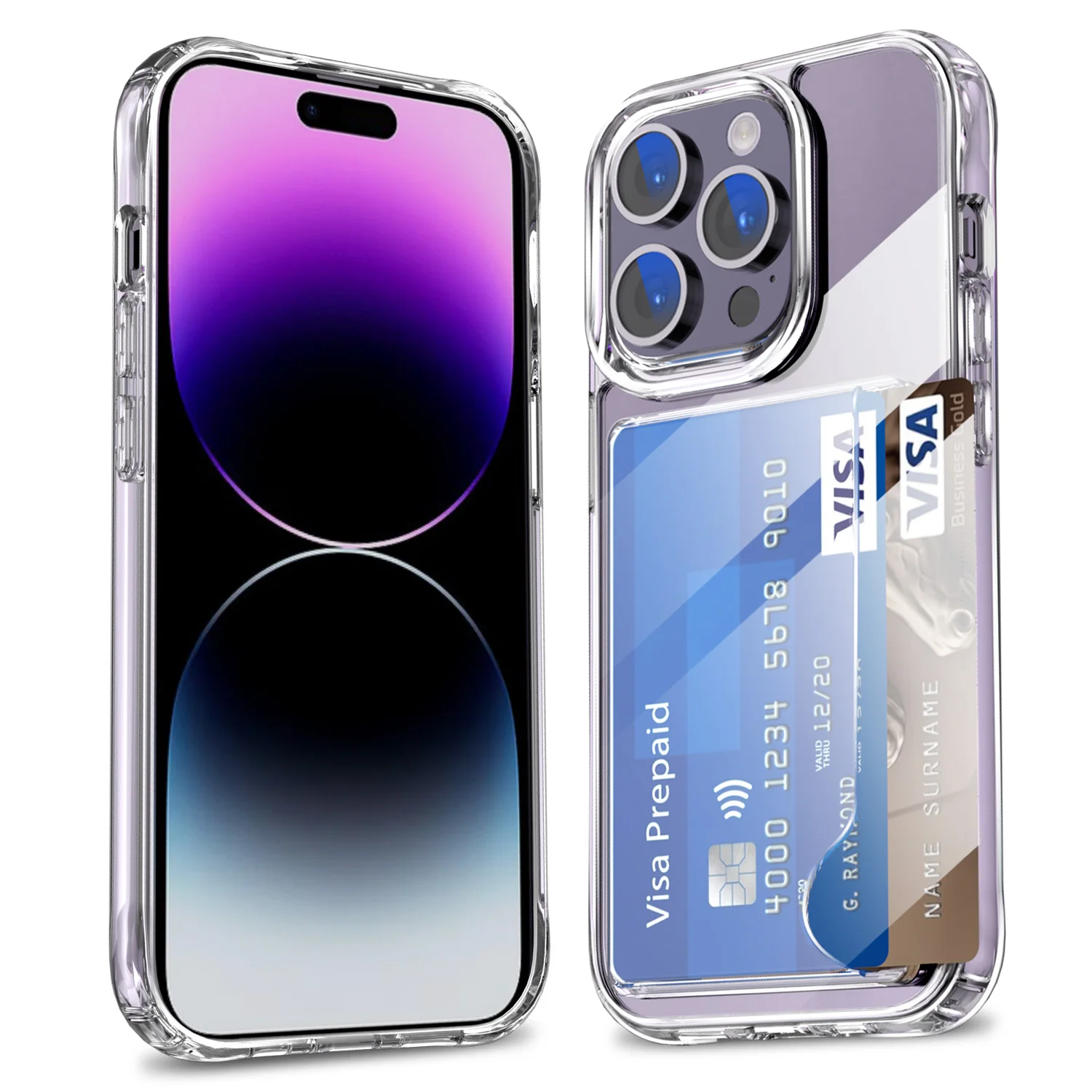 Clear Wallet Phone Case