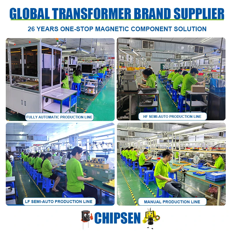220V AC Single Phase Chopper Transformer EE40 High Frequency 60W Ferrite Core Copper Winding Power Supply Transformer