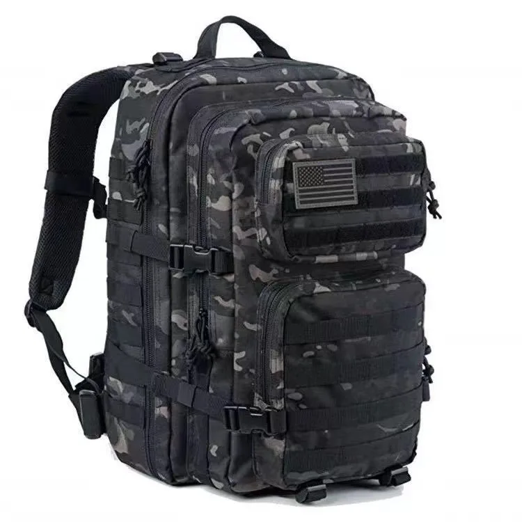 Outdoor large capacity waterproof mountaineering bag multi-function backpack men's tactical 3P bag camouflage backpack