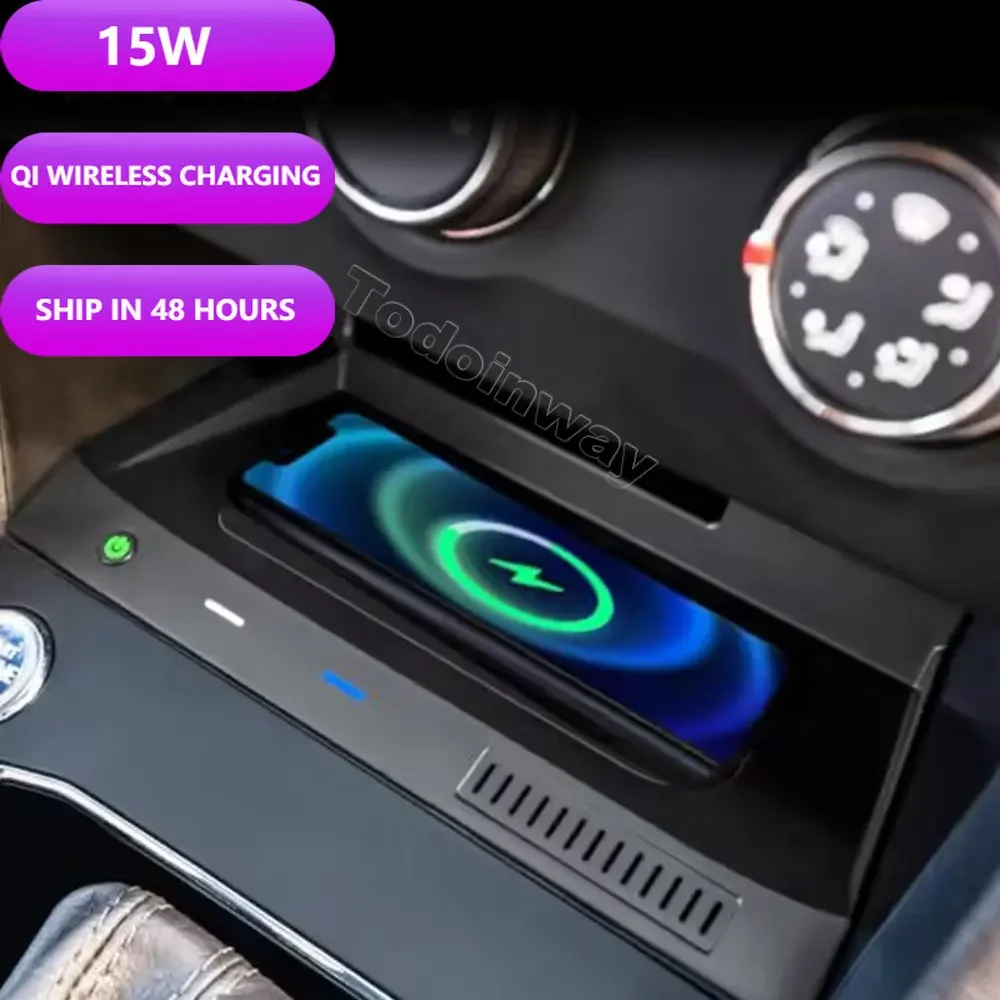 15W Fast Charging Car Wireless Charger for VW Tiguan MK2