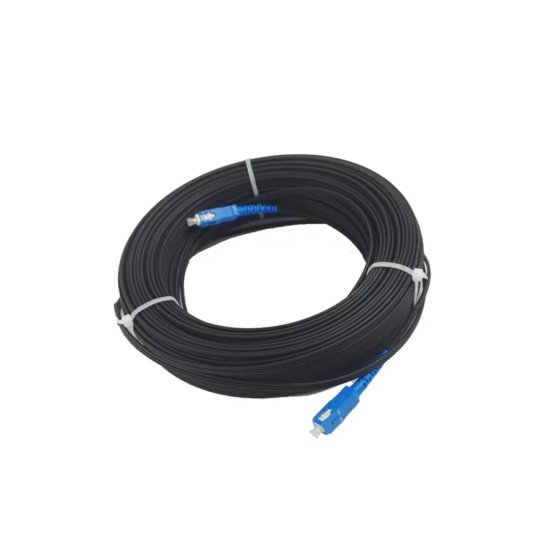 FTTH Fiber Optic Preconnectorized Mini SC Drop Cable Precon Head to SC ...