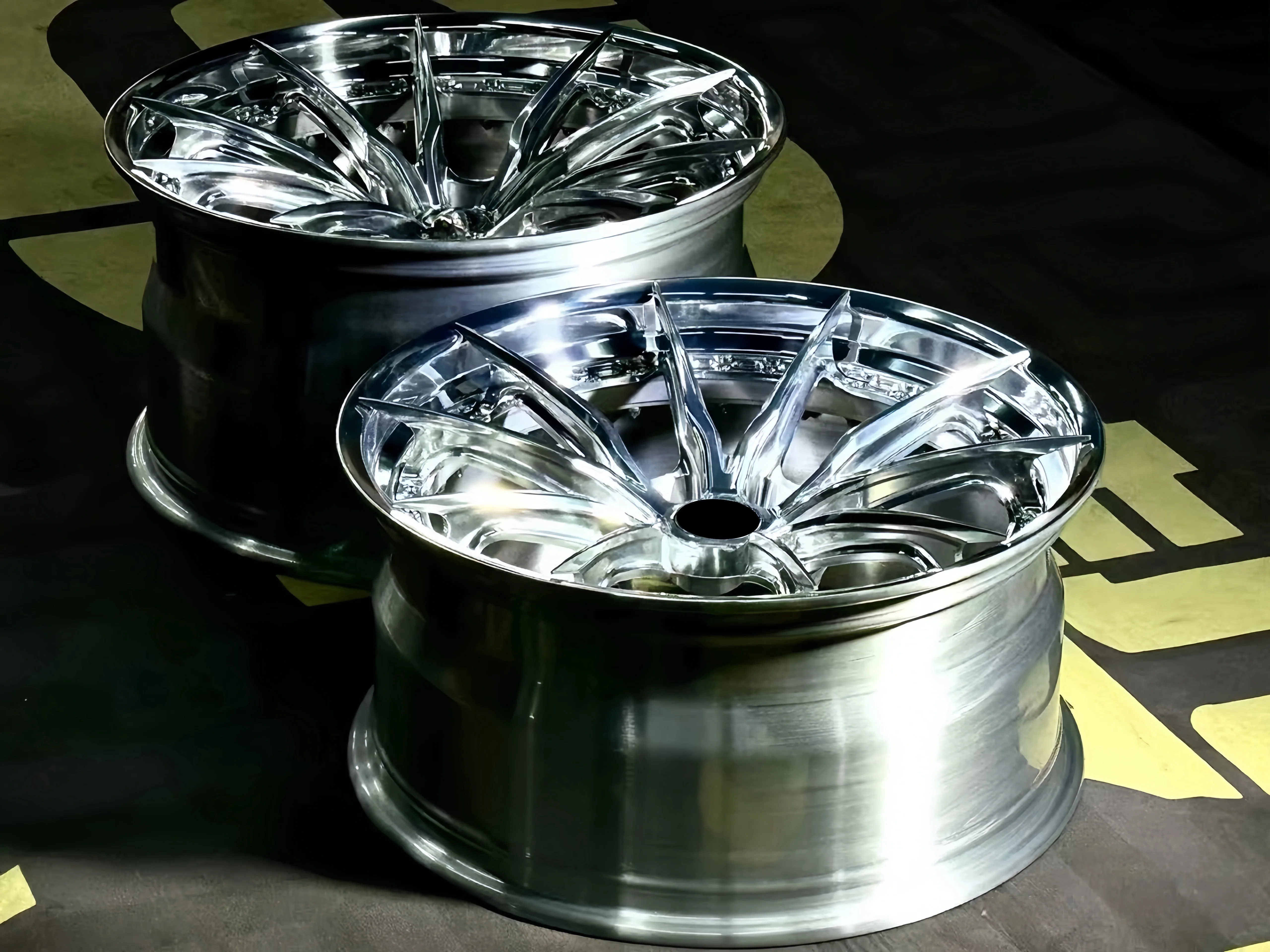 XINLAI Hot Sale 2 Piece Forged Brushed Polished 5x120 5x112 5x114.3 18 19 20 21 22 Inch Wheel for Racing Car Wheel - Image 3