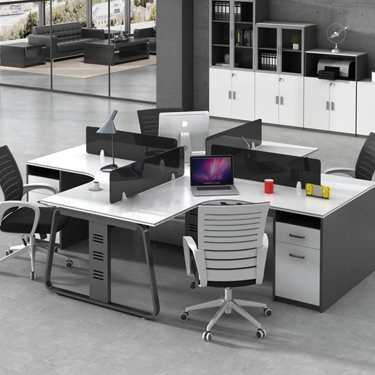 Melamine Powder Coating Frame Cheap Office Furniture Workstation