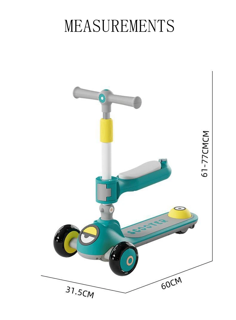 Детские игрушки, детский складной скейт, скутер, низкая цена, 3 в 1, самокат для детей