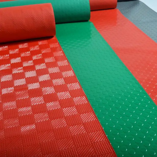 Multi Color PVC Plastic Flexible Sheet Mat Making Machine for Car Hotel Floor