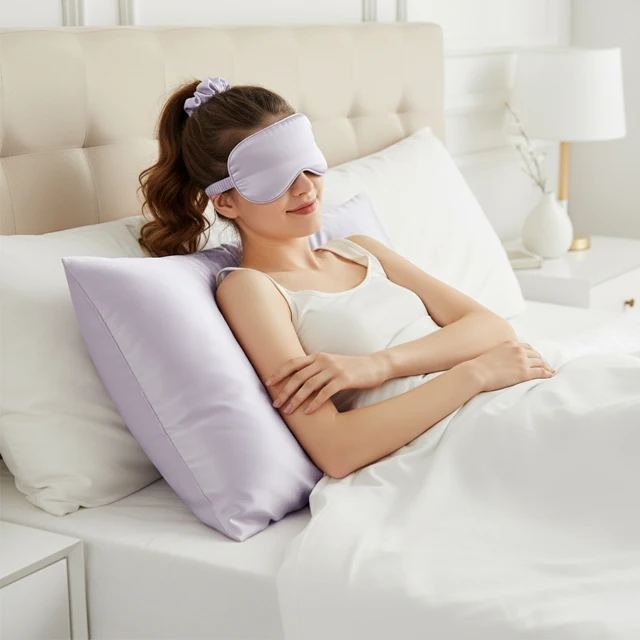 Silk Satin Silk Pillowcase Gift Set