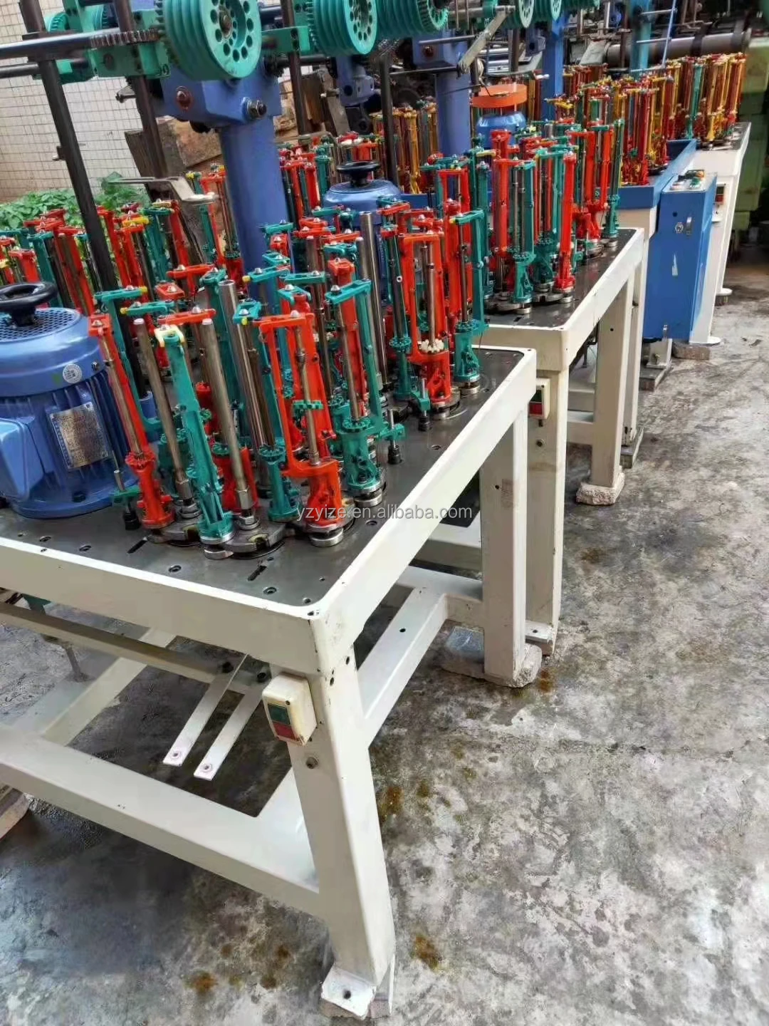 Computerized 6mm to 12mm 3 Strand Banana Fiber Rope Nylon Rope Making Machine Lace Elastic Fabric Braider Braiding Machine