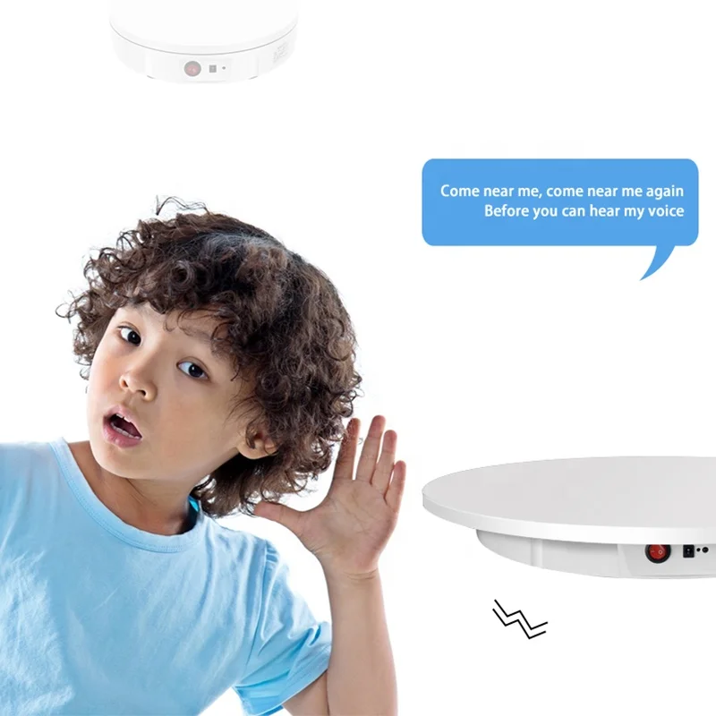60cm Turntable 360 Display Spinner Motorized Rotating Display Stand 360 Turntable Max Load 100kg