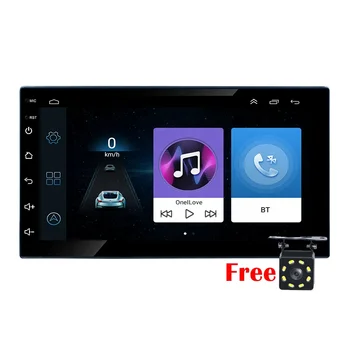 Factory Hot Sales Universal 7 Inch 2 Din Android 10.0 Car Stereo Touch Screen Auto Electronics Audio Car DVD Player Video