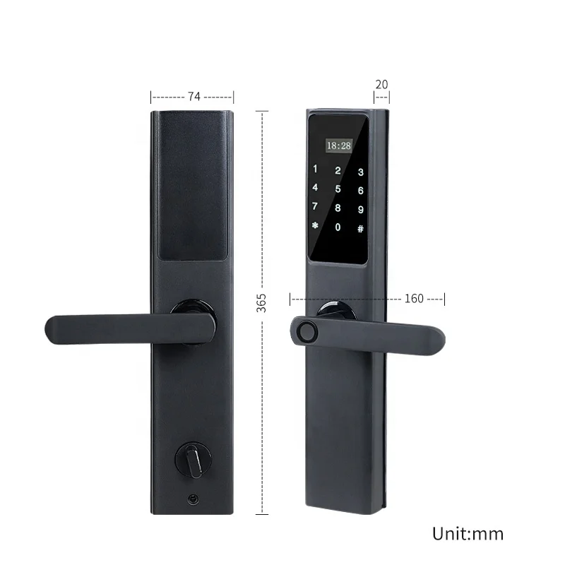 New Design Fingerprint Main Epic Digital Door Lock by Wifi Tuya Smart Life APP