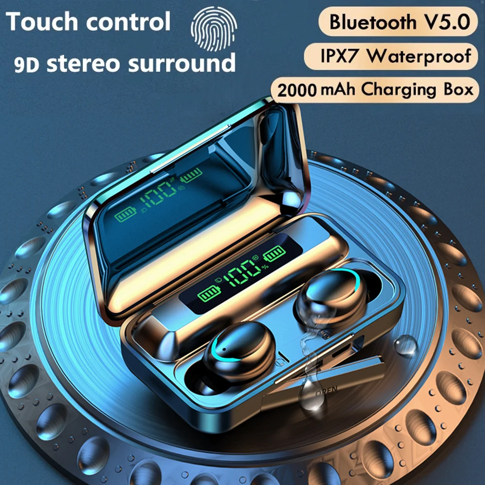 Tws-Наушники Mini True; Наушники-вкладыши F9; Гарнитура; Наушники; Беспроводные наушники для