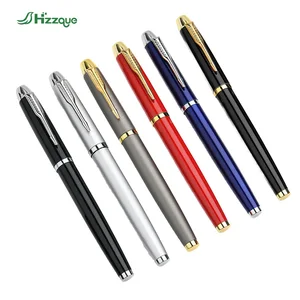 Business Promotional Custom Laser Carving Logo Personalized Advertising Gift Customized Metal Luxury Pen 0.5mm Ink Neutral Pen