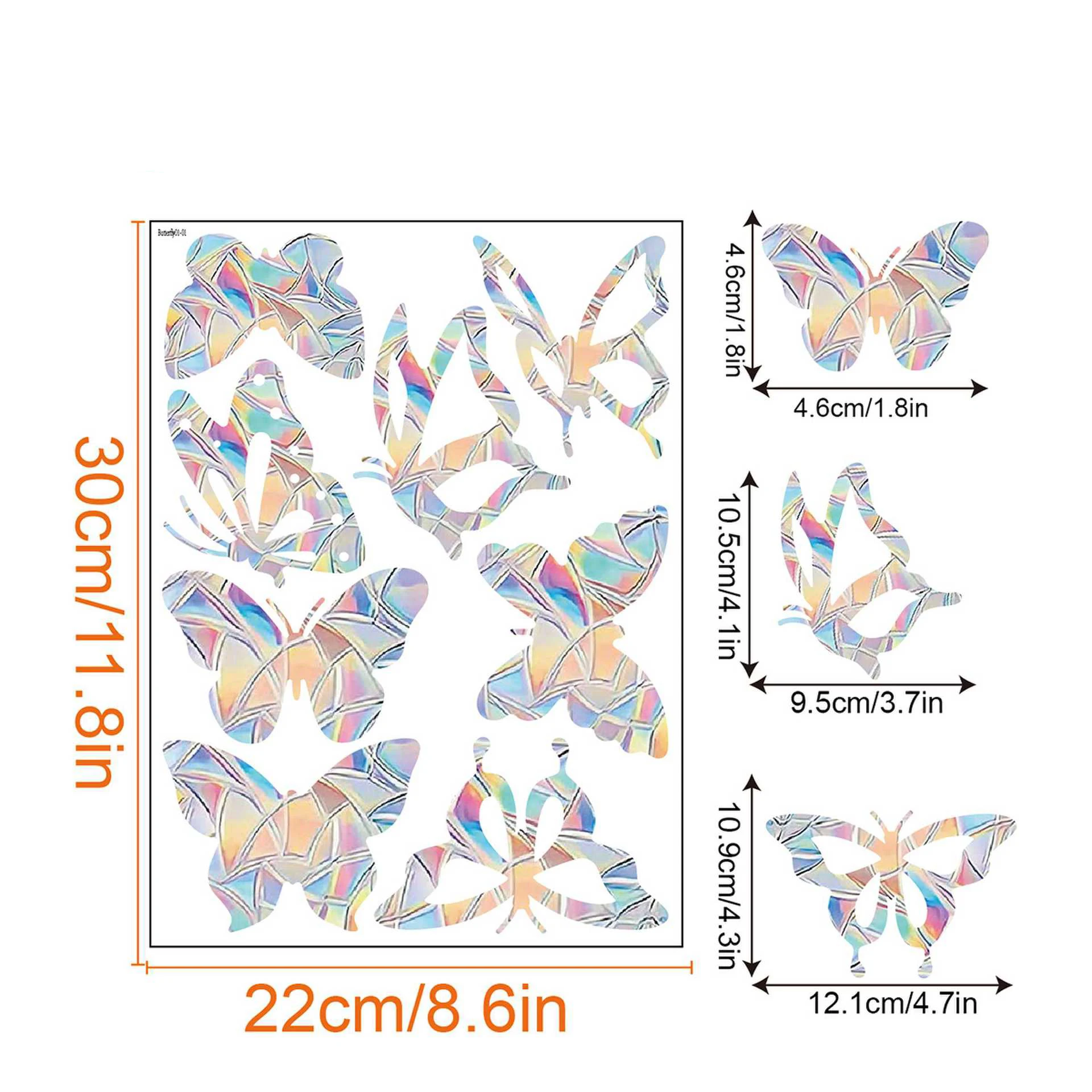 26 Stück Runden Prisma Fensteraufkleber,Suncatcher Sticker