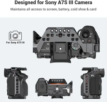SMALLRIG Light Weight Camera Cage for Sony A7 III / A7R III / A9 Camera - 2918 detail image